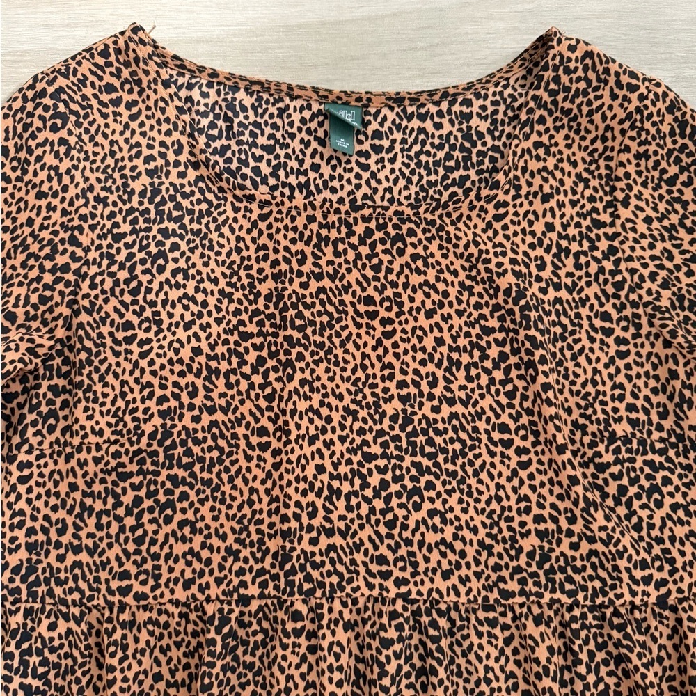 Leopard Print Women's dress - Picture 2 of 2